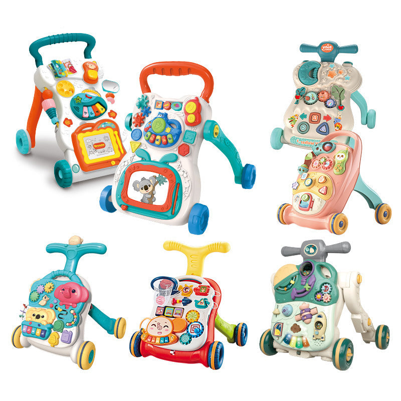 Baby Push Walker with Musical Learning Activity Panel
