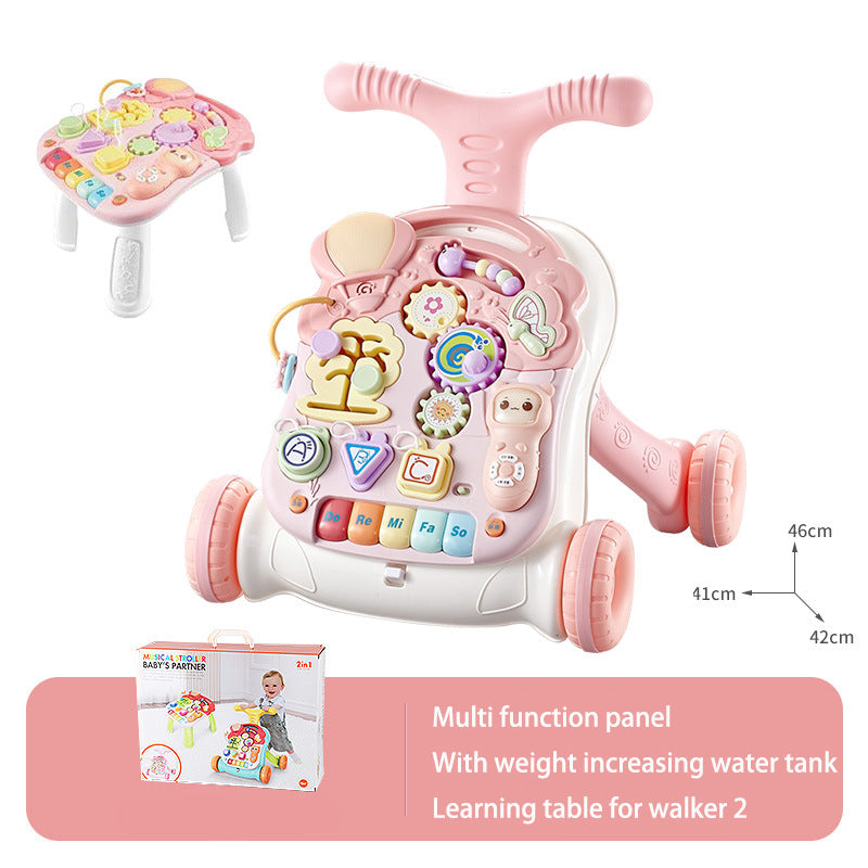 Baby Push Walker with Musical Learning Activity Panel