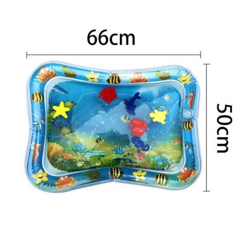 Inflatable Baby Water Mat for Tummy Time Sensory Play