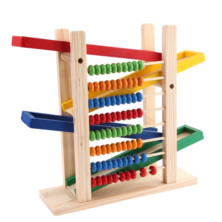 Wooden Toy Abacus for Screen-Free Early Learning Play
