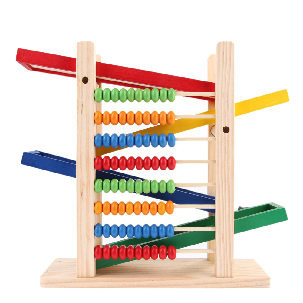 Wooden Toy Abacus for Screen-Free Early Learning Play