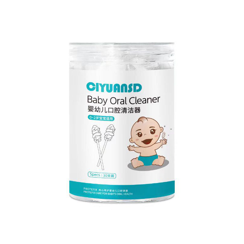 Baby Oral Cleaner Swabs - Gentle Gauze Toothbrush 30pk