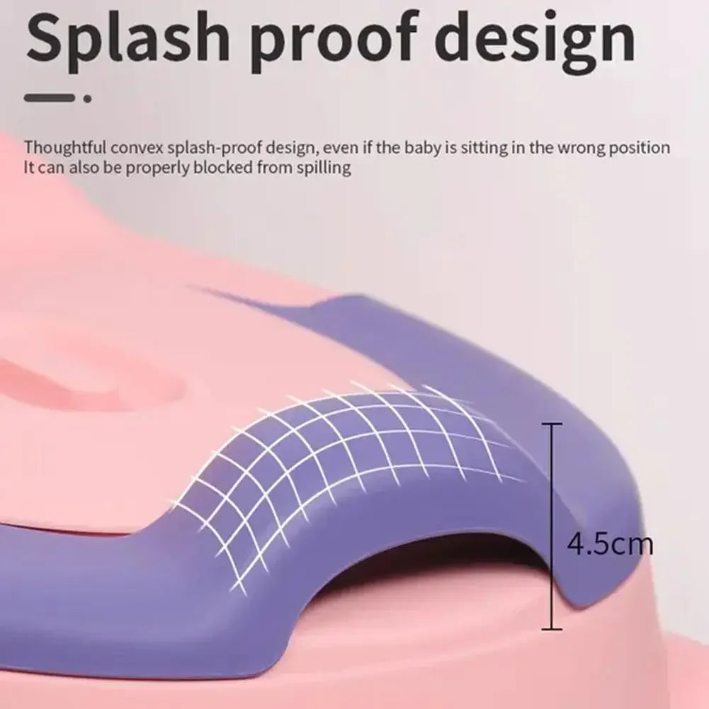 Baby Potty Training Seat Stable Splash-Proof Dinosaur