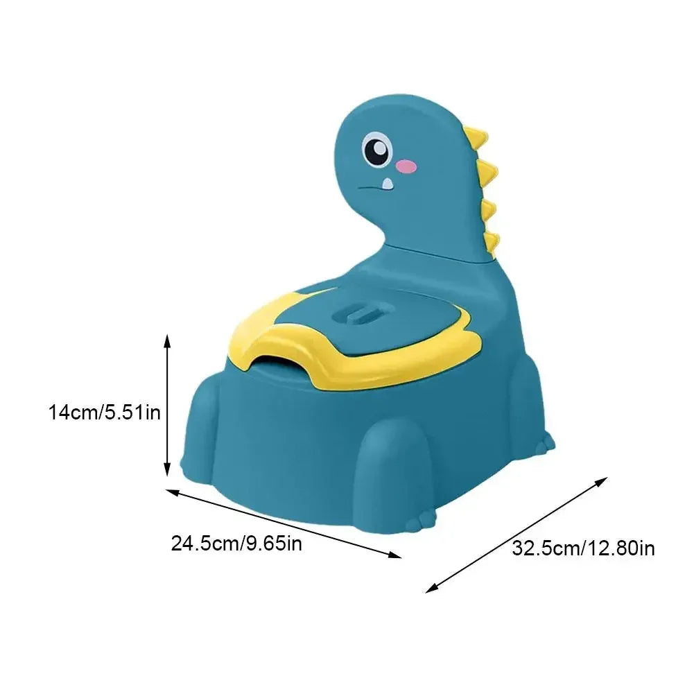 Baby Potty Training Seat Stable Splash-Proof Dinosaur