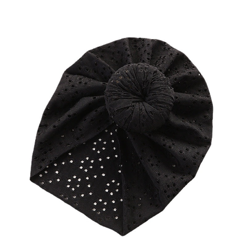 Baby Lace Eyelet Cap for Charming Everyday Outfits