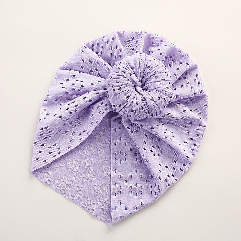 Baby Lace Eyelet Cap for Charming Everyday Outfits