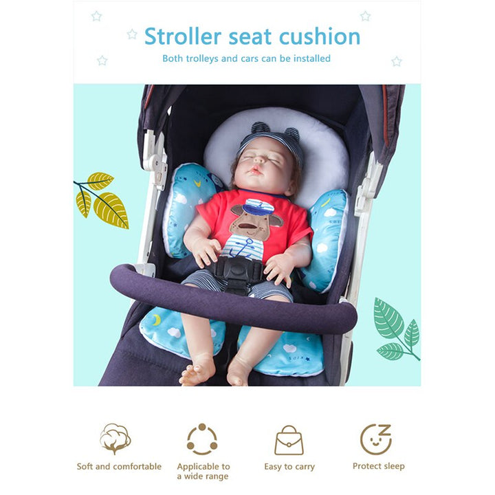 Baby Stroller Seat Cushion for Softer, Supported Rides