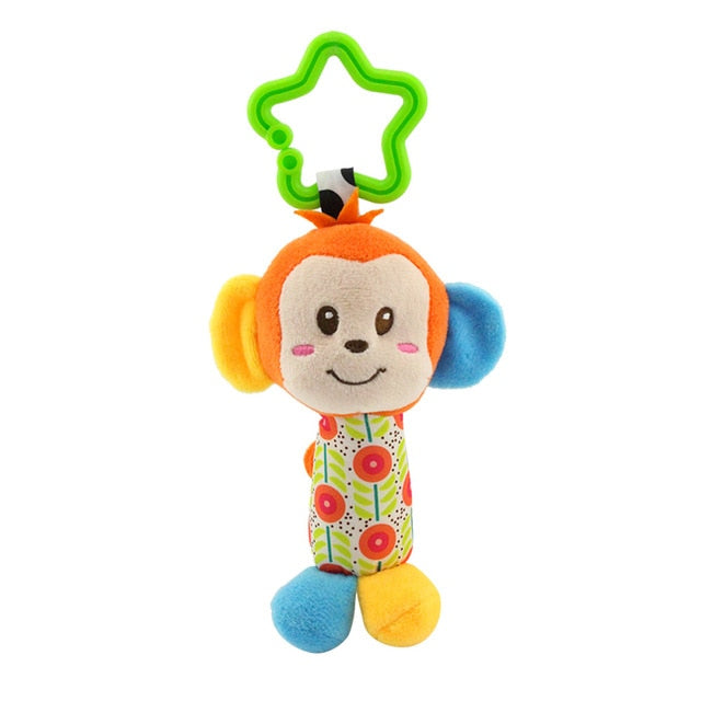 Baby Hanging Rattle Toy for Colorful Sensory Playtime