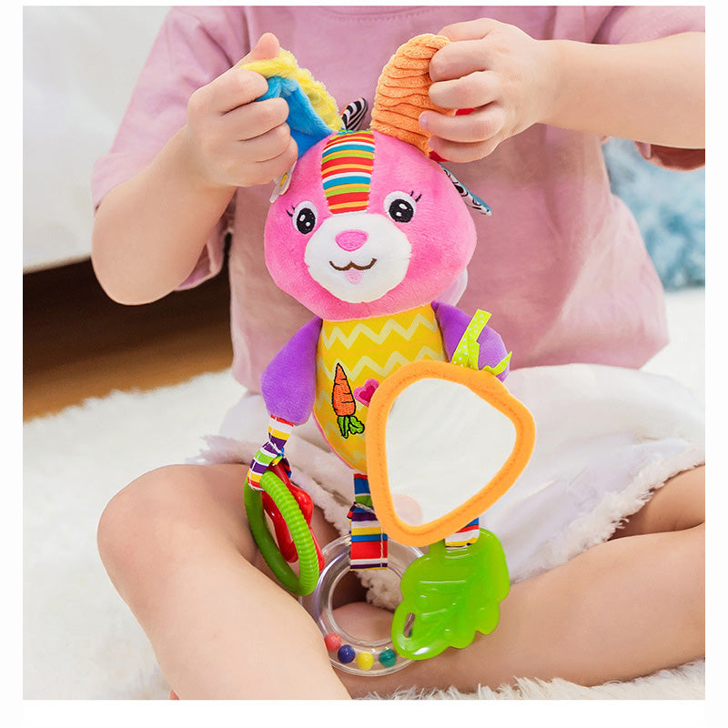 Baby Hanging Rattle Toy for Colorful Sensory Playtime