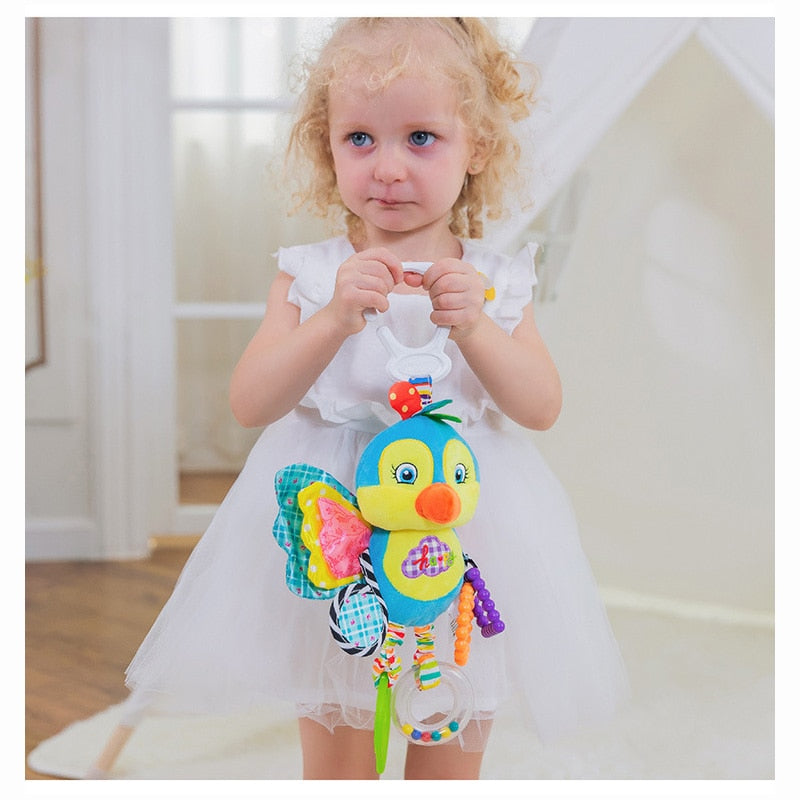 Baby Hanging Rattle Toy for Colorful Sensory Playtime