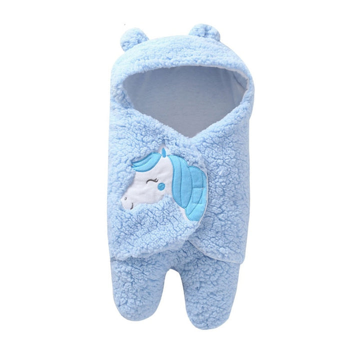 Baby Hooded Wrap Jumpsuit for Cozy Winter Warmth