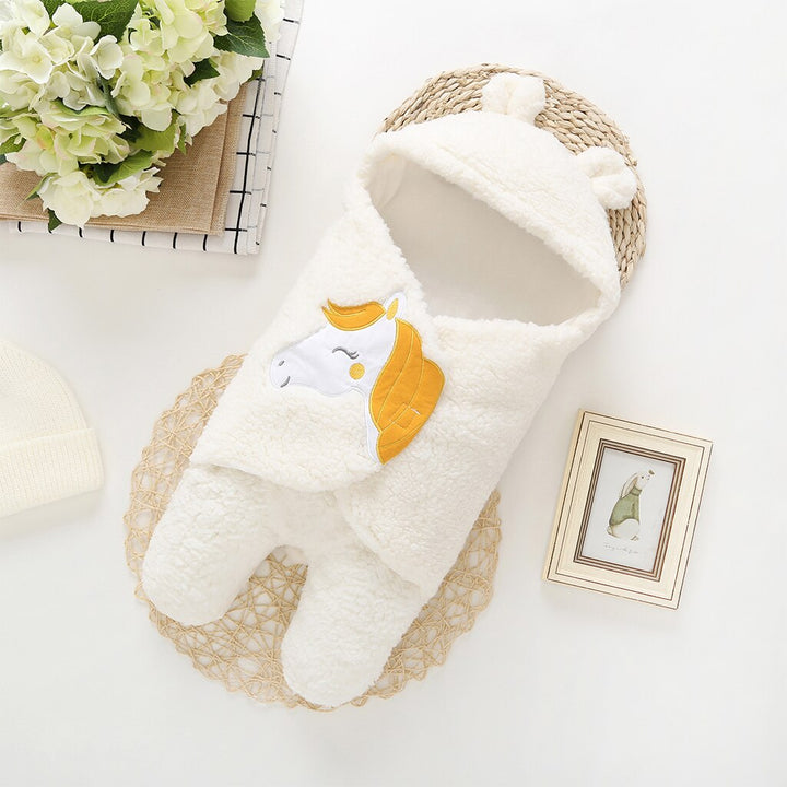 Baby Hooded Wrap Jumpsuit for Cozy Winter Warmth