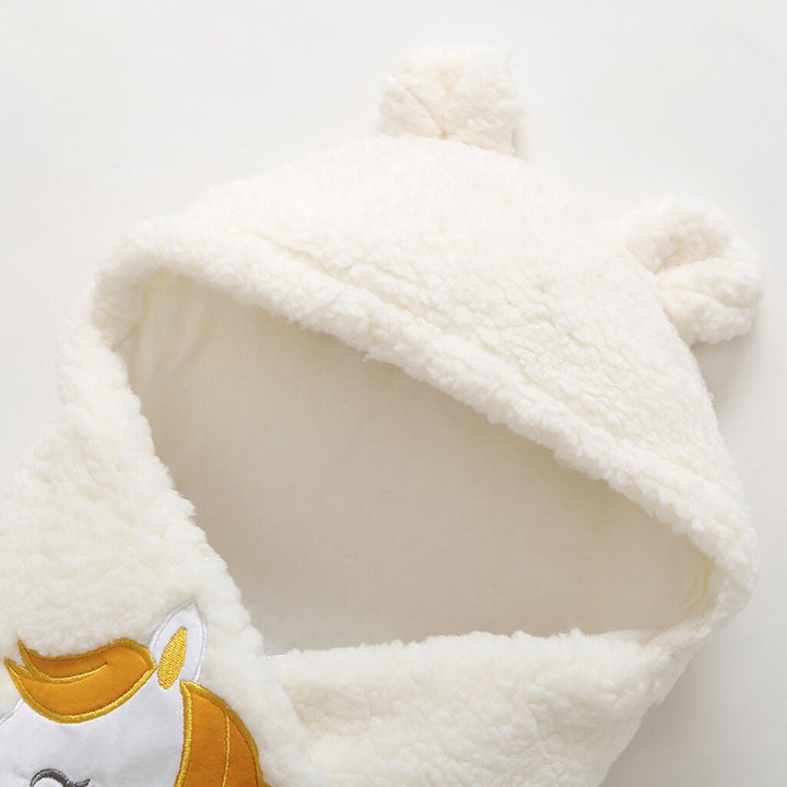 Baby Hooded Wrap Jumpsuit for Cozy Winter Warmth