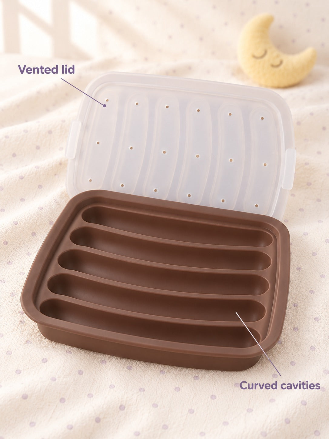 Baby Sausage Mold Silicone, Homemade Toddler Meat Sticks