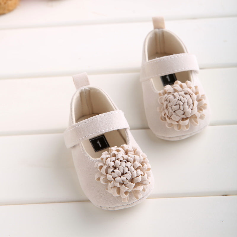 Baby Girl Soft-Soled Shoes With Secure Mary Jane Strap