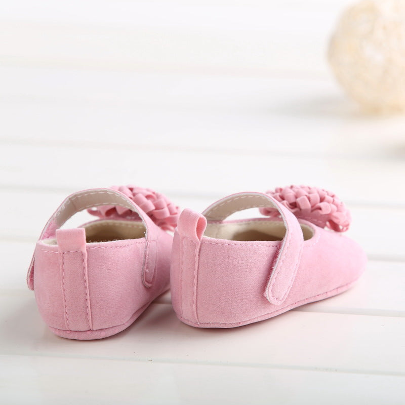 Baby Girl Soft-Soled Shoes With Secure Mary Jane Strap