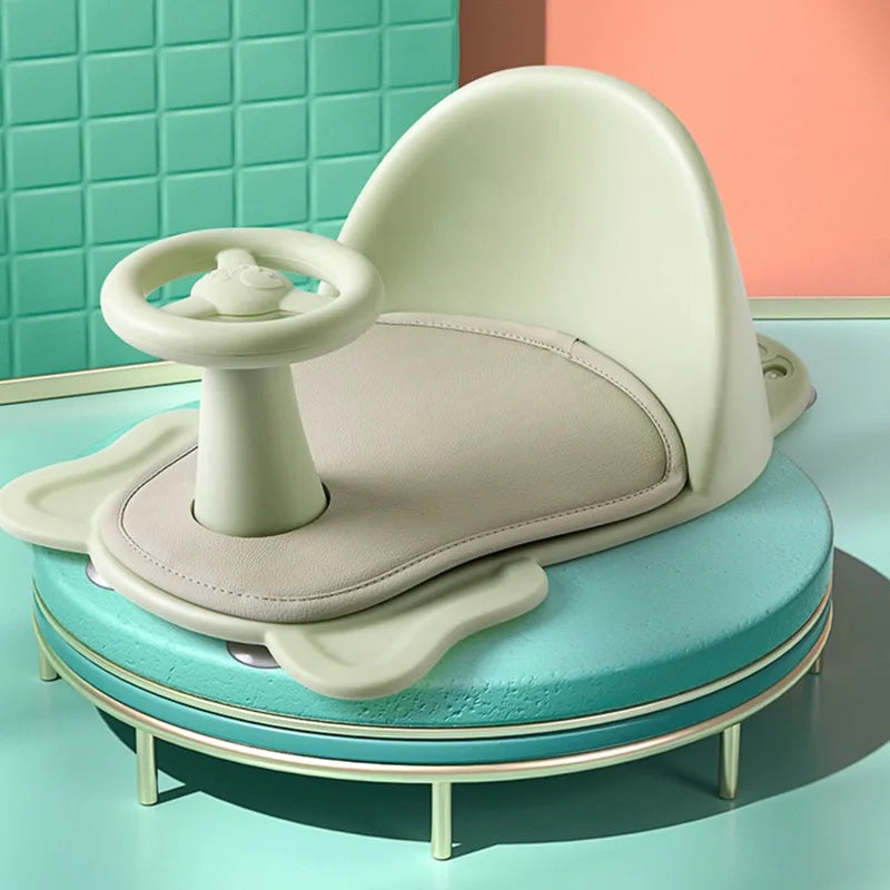 Foldable Baby Bath Basin With Supportive Shower Seat