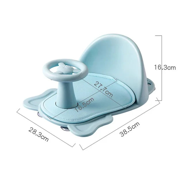 Foldable Baby Bath Basin With Supportive Shower Seat