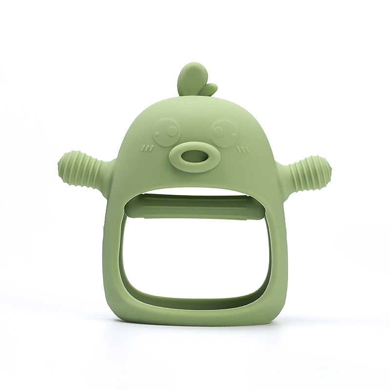 Silicone Baby Teether With Hand Protection for Chewing