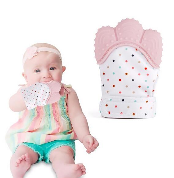 Baby Teething Mitten Glove for Sore, Irritated Gums
