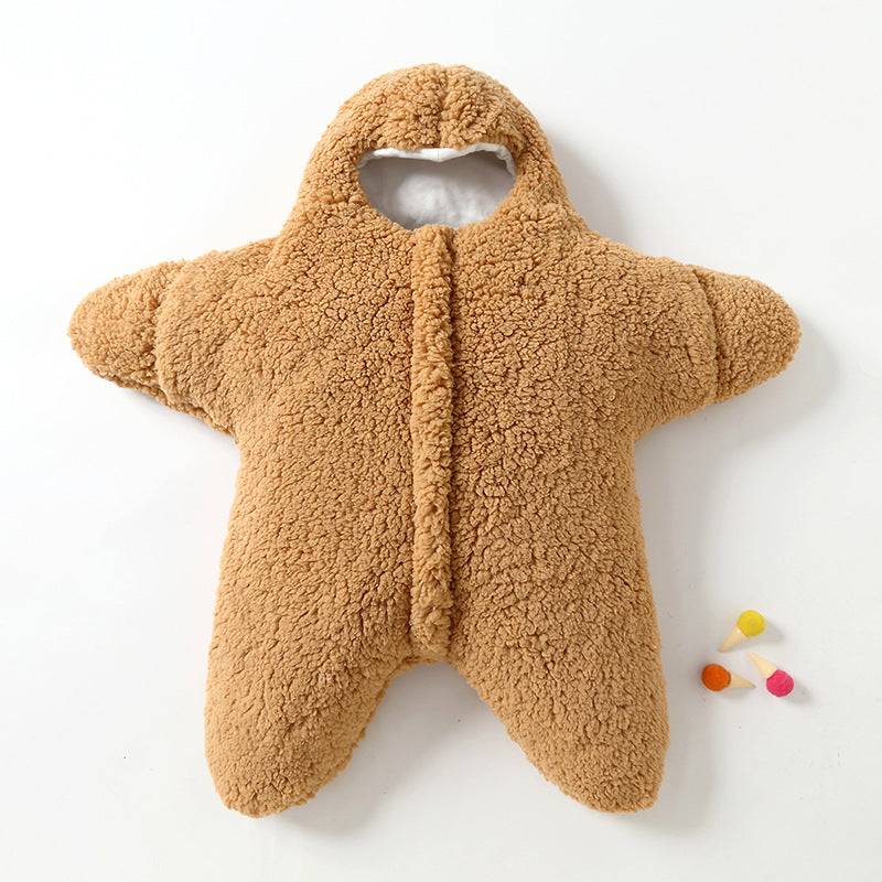 Baby Sleeping Bag Plush Warmth Without Loose Blankets