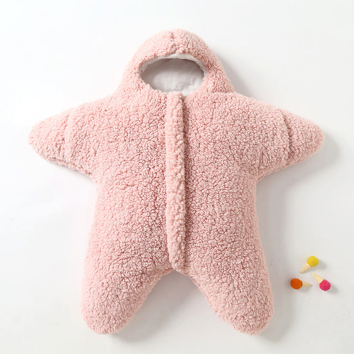 Baby Sleeping Bag Plush Warmth Without Loose Blankets
