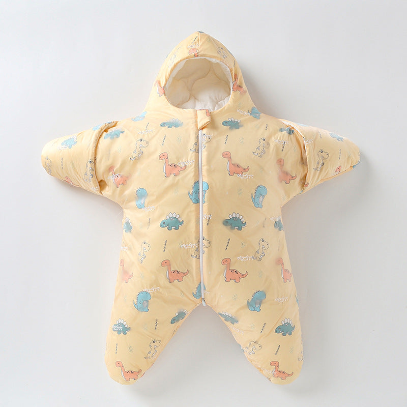 Baby Sleeping Bag Plush Warmth Without Loose Blankets