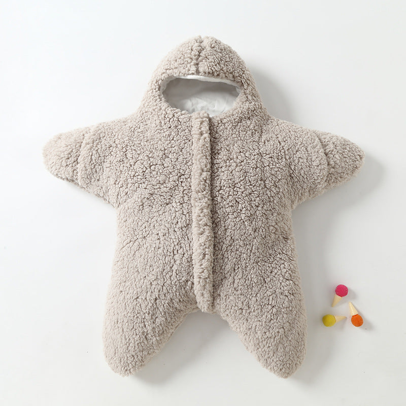 Baby Sleeping Bag Plush Warmth Without Loose Blankets