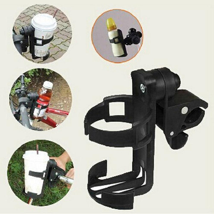 Stroller & Bike Bottle Holder With 360-Degree Rotation
