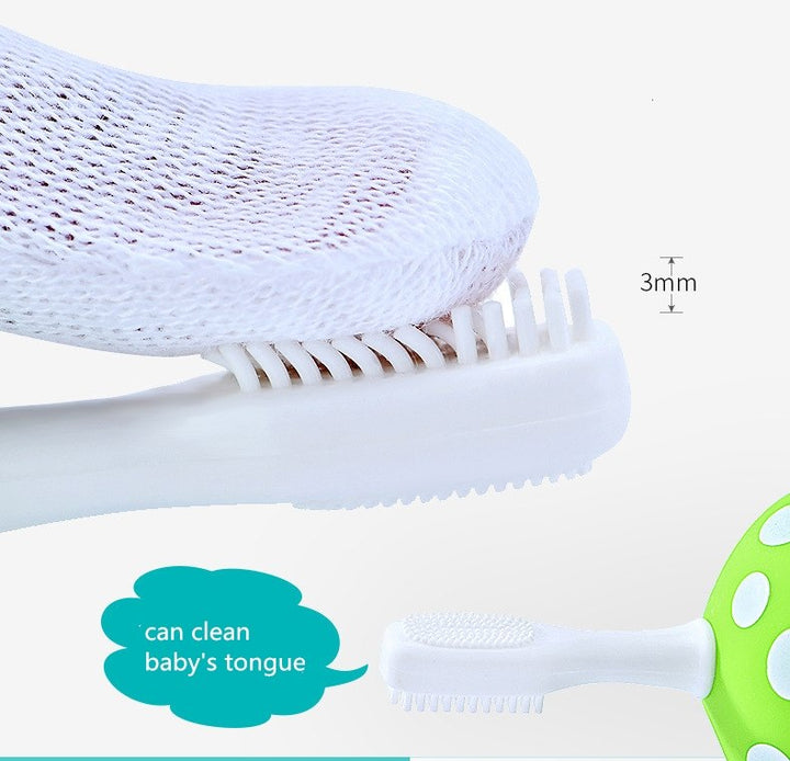 Baby Silicone Toothbrush for Gentle First Brushing Care