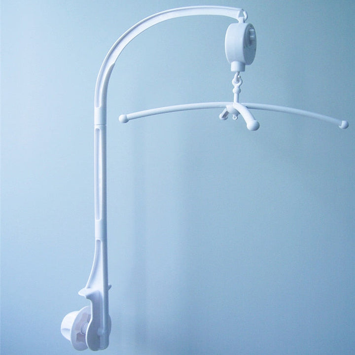 Baby Crib Mobile Holder With Wind-Up Music Box Arm