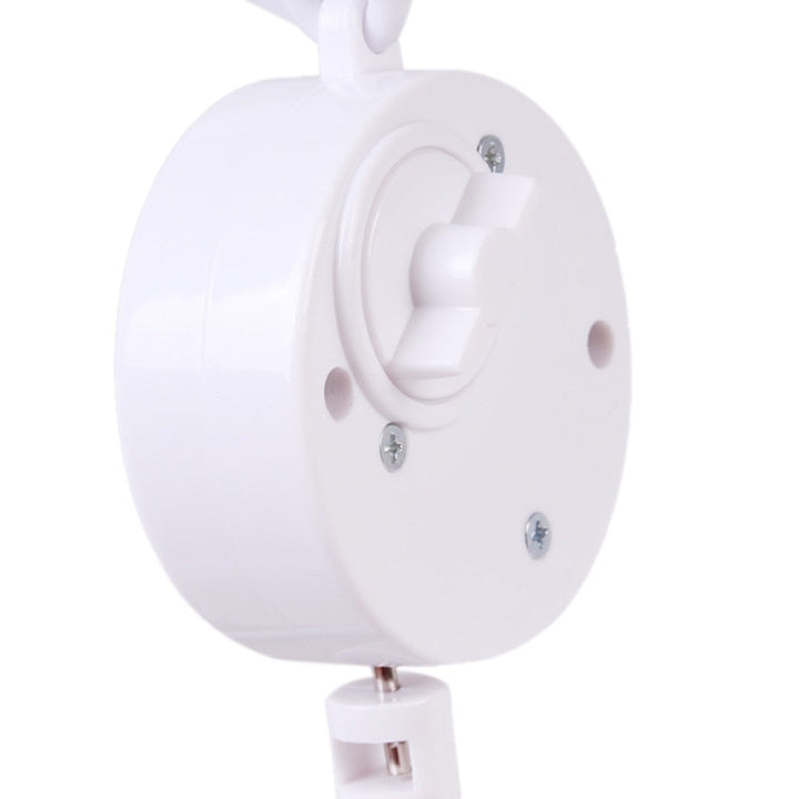Baby Crib Mobile Holder With Wind-Up Music Box Arm