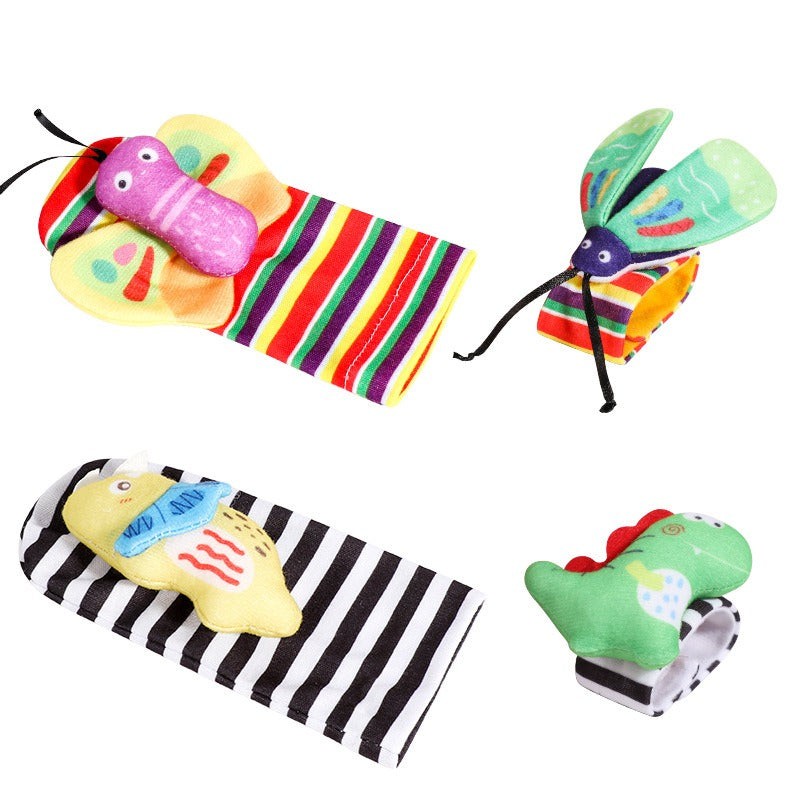 Baby Rattle Socks & Wrist Toys for Sensory Playtime