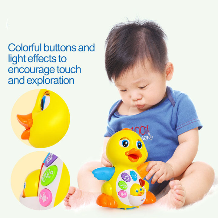 Interactive Baby Duck Toy With Lights, Music & Movement