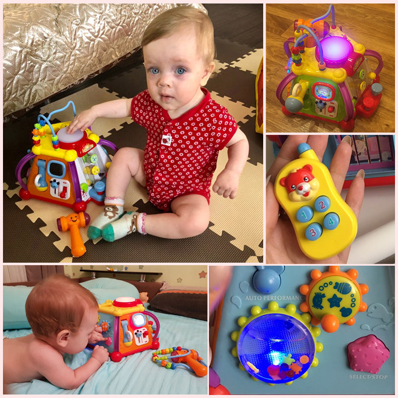 Musical Activity Cube Toy for Screen-Free Learning