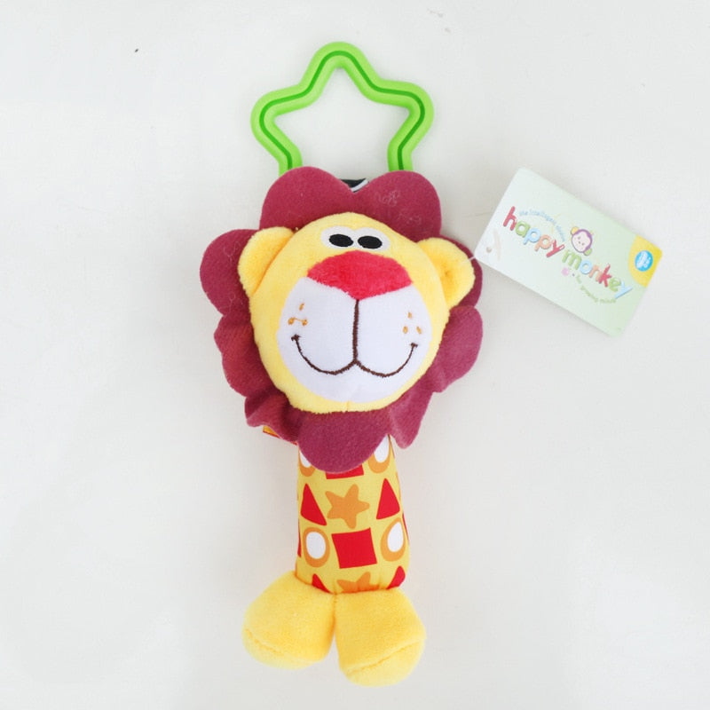 Baby Rattle Toy Set for Soft Sensory Play & Stroller