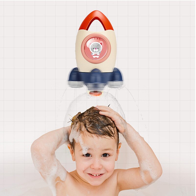 Baby Bath Toy Rocket Sprayer for Stress-Free Rinsing