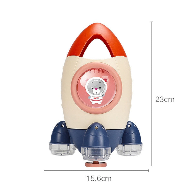 Baby Bath Toy Rocket Sprayer for Stress-Free Rinsing