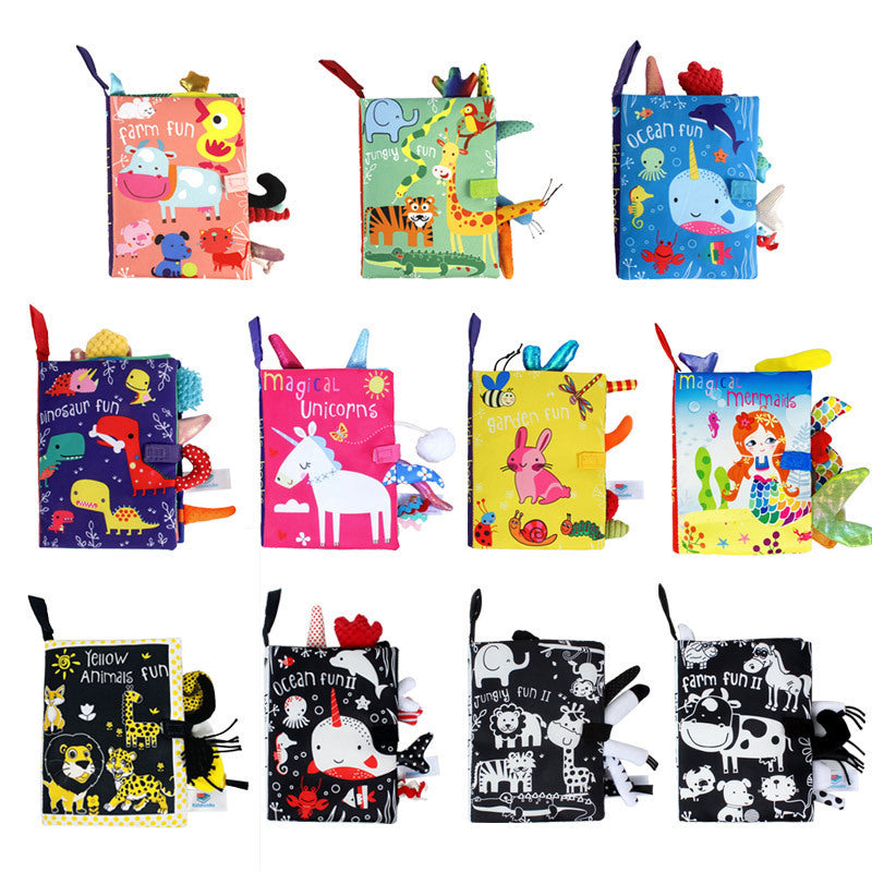 Sensory Cloth Book for Babies | Washable Early Play