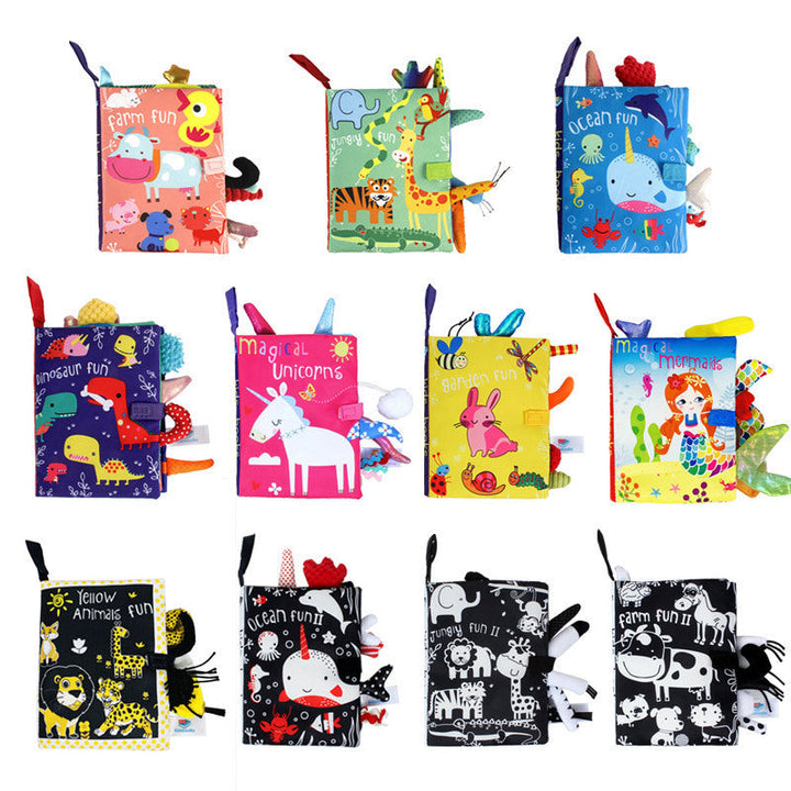 Sensory Cloth Book for Babies | Washable Early Play
