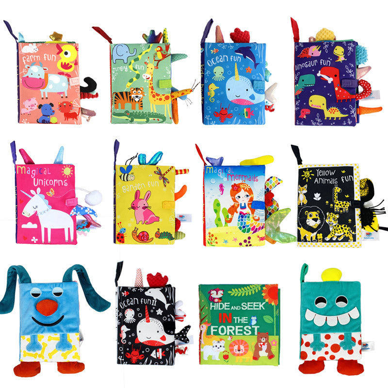 Sensory Cloth Book for Babies | Washable Early Play