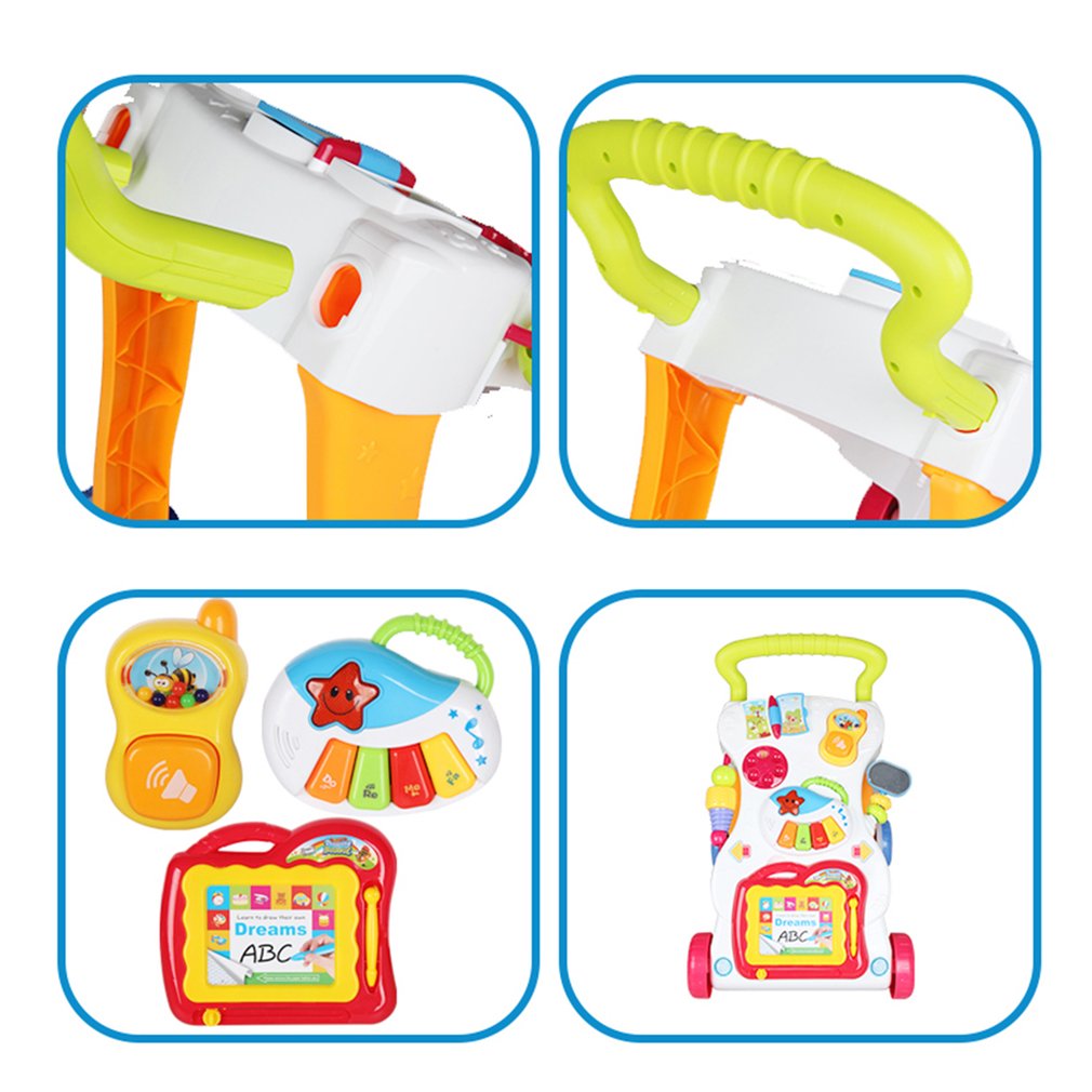 Baby Walker Musical Trolley for First Steps & Play