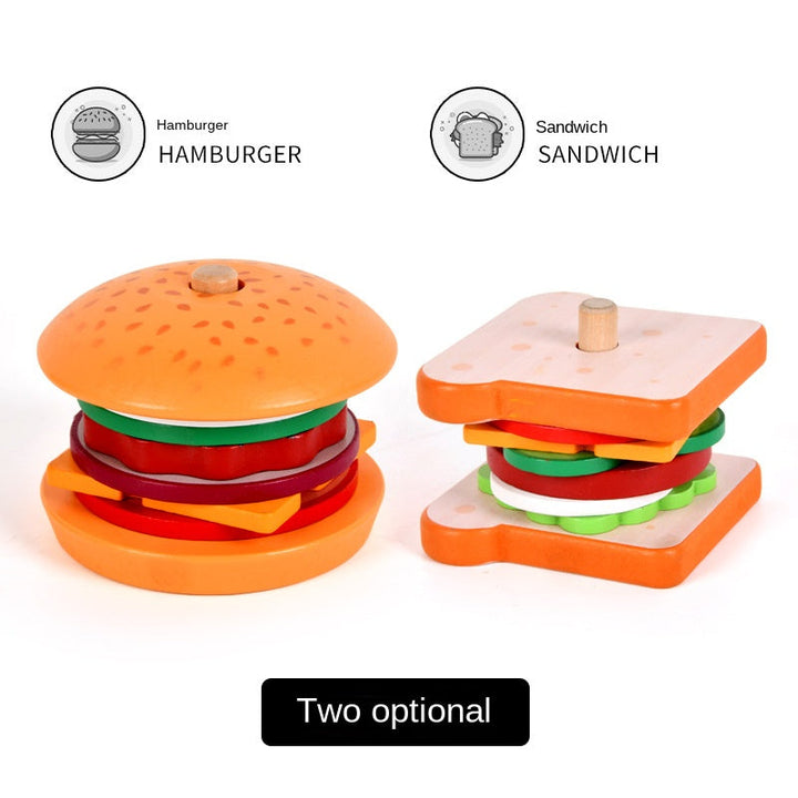 Wooden Pretend Food Toy for Creative Kitchen Play