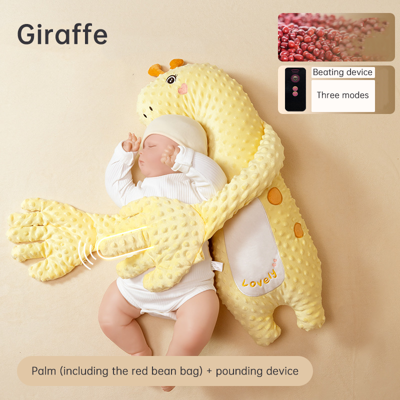 Baby Soothing Sleep Pillow With Gentle Patting Aid