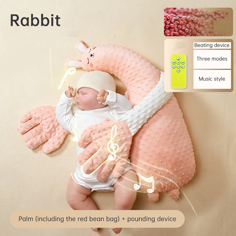 Baby Soothing Sleep Pillow With Gentle Patting Aid