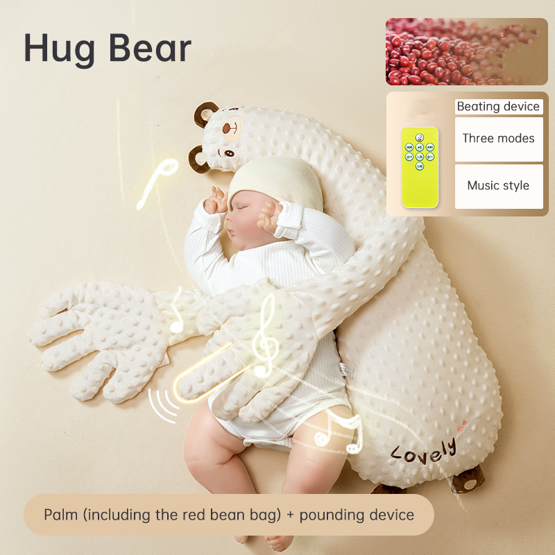 Baby Soothing Sleep Pillow With Gentle Patting Aid