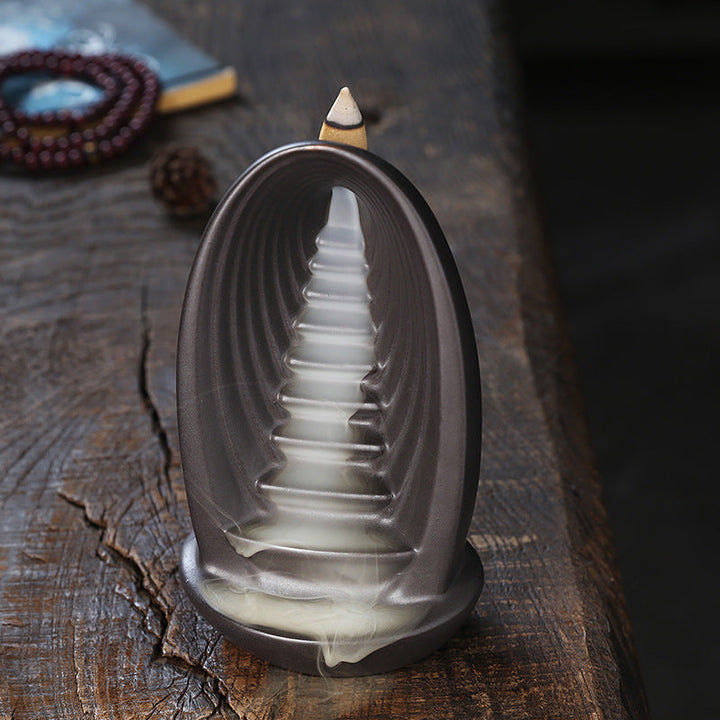 Backflow Incense Burner for Waterfall-Like Calm Decor