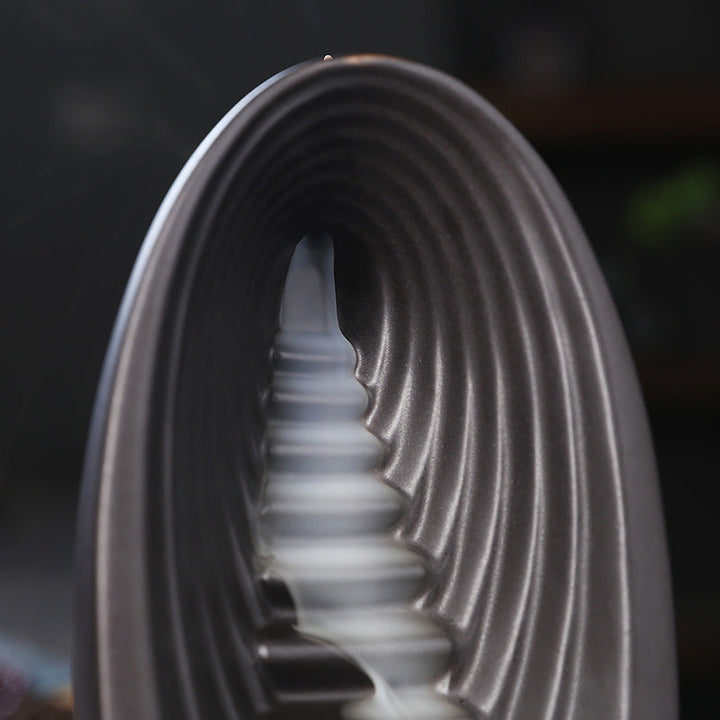 Backflow Incense Burner for Waterfall-Like Calm Decor
