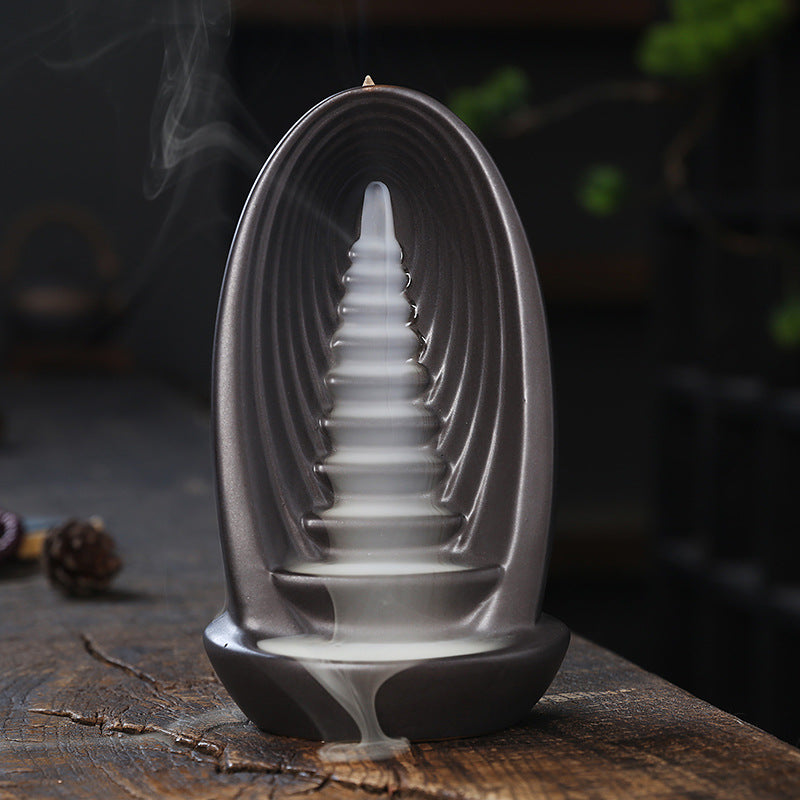 Backflow Incense Burner for Waterfall-Like Calm Decor