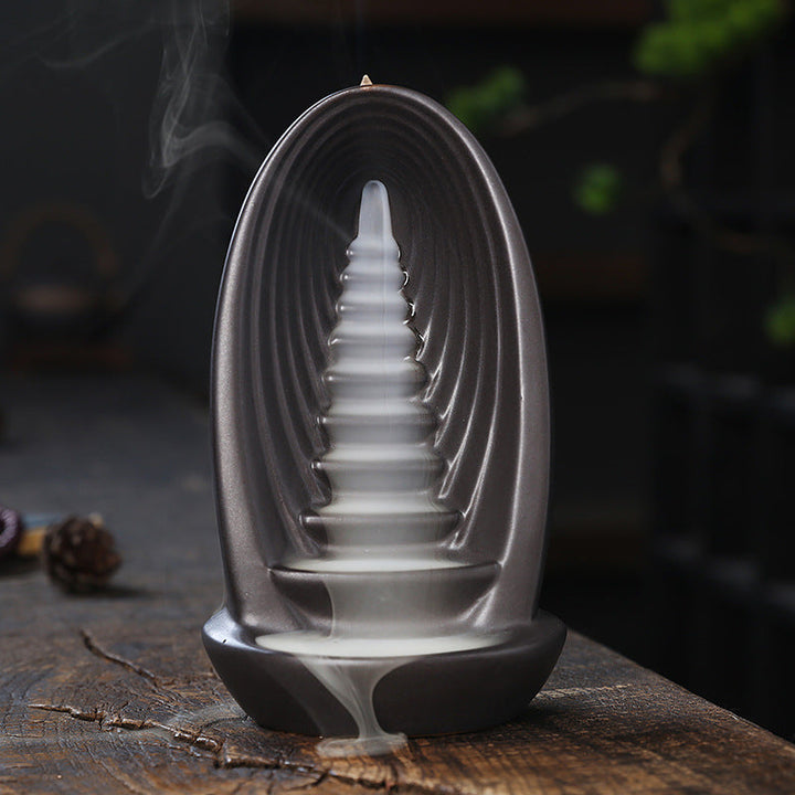 Backflow Incense Burner for Waterfall-Like Calm Decor